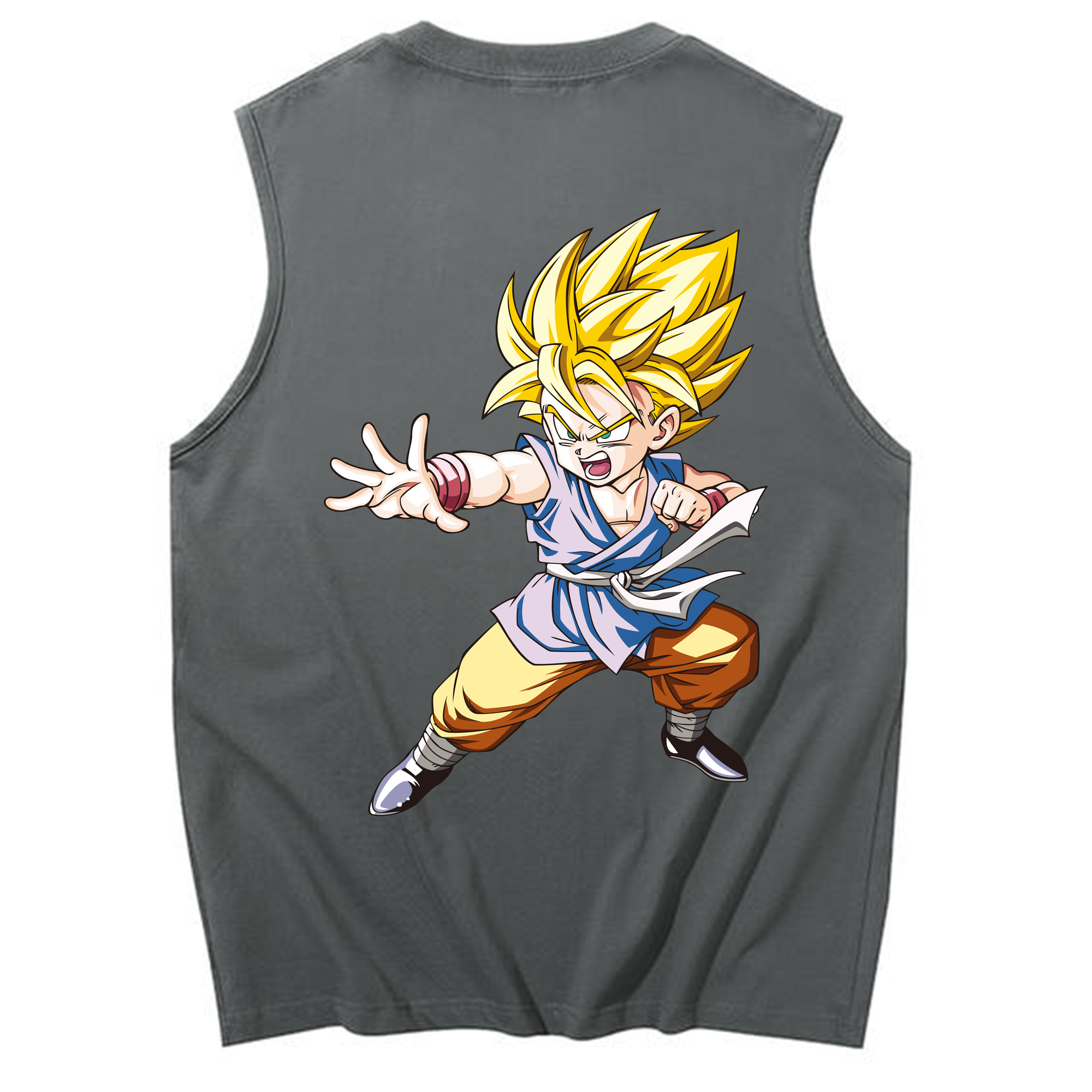 （画像用） ドラゴンボール ベジット DRAGON BALL Vegetto コットン100％タンクトップ（背面プリント）